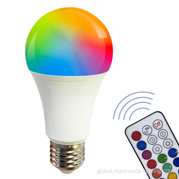 Rgb Blubs With Ir Remote Control Rgb Led Bulb 7w Smart Remote Control Manufactory